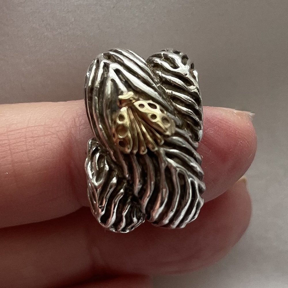 Dian Malouf Vintage Ladybug Ring